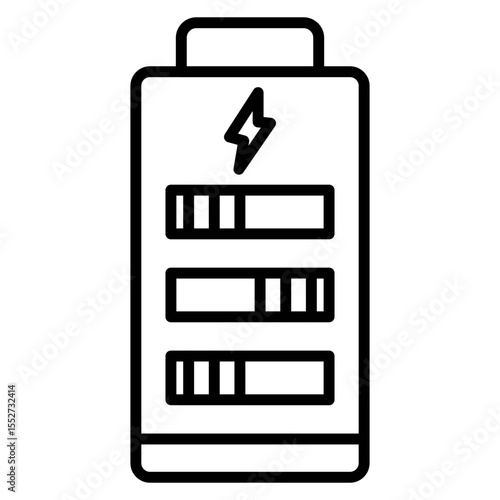 Battery Status Vector Icon