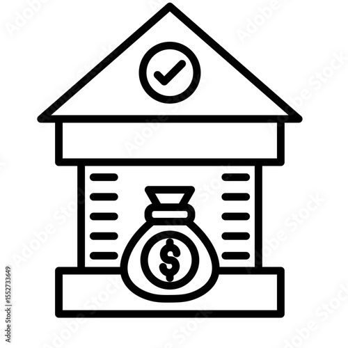 Loan Insurance Vector Icon
