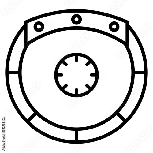 Warp Drive Vector Icon