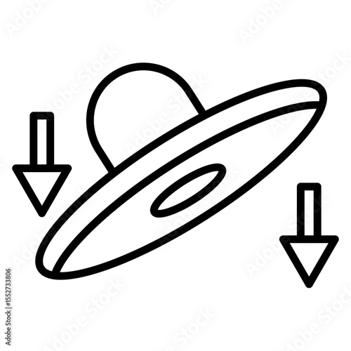 Gravity Distortion Vector Icon