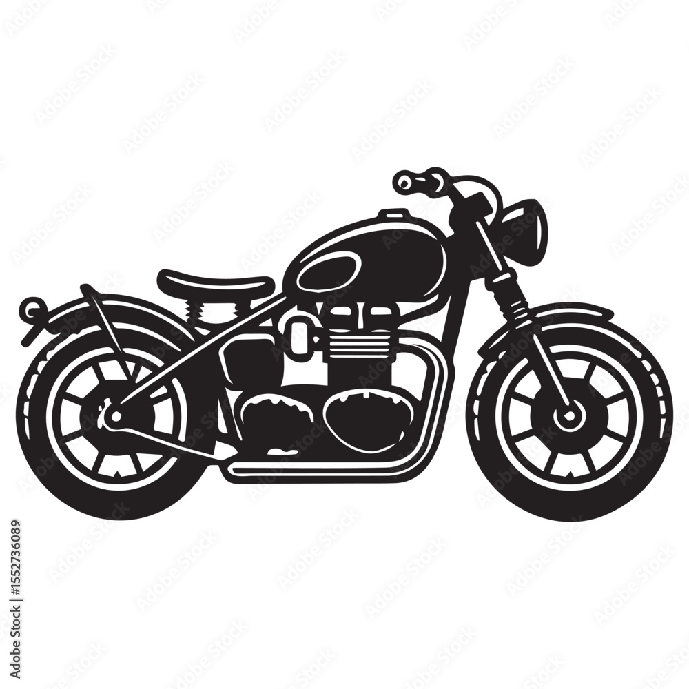 Obraz premium Bold Robber Motorcycle Art for Racing Themed Creations