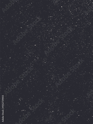 A dramatic night scene reveals a dark background sprinkled with numerous tiny white specks, resembling a star-filled sky at night. The contrast highlights the subtle details.