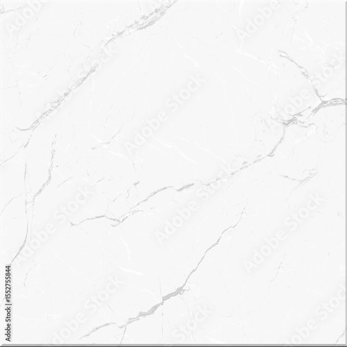 Elegant White Marble Effect Porcelain Tile with Subtle Veining for Modern Interiors	