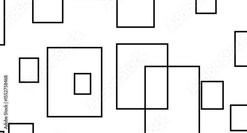 Abstract illustration featuring a bold black lines on a clean white background. The lines should have artistic variations such as rough edges, sketch-like textures.