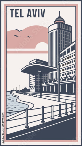 Tel Aviv Radiance - Coastal Cool Meets Modern Lines