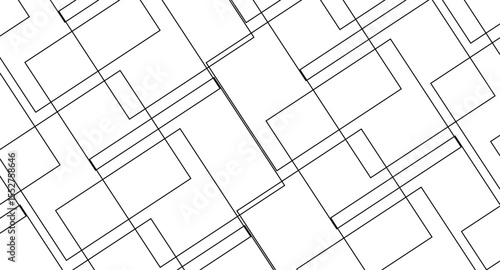 Abstract illustration featuring a bold black lines on a clean white background. The lines should have artistic variations such as rough edges, sketch-like textures.