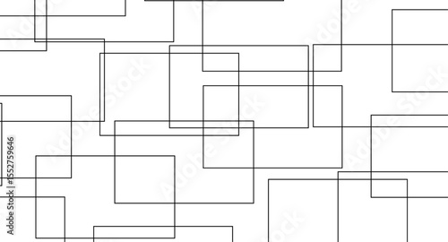 Abstract illustration featuring a bold black lines on a clean white background. The lines should have artistic variations such as rough edges, sketch-like textures.