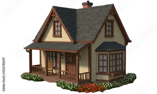 house in the garden