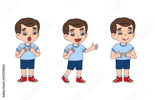 kid boy surprised-happy-hungry