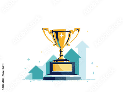 gold trophy cup