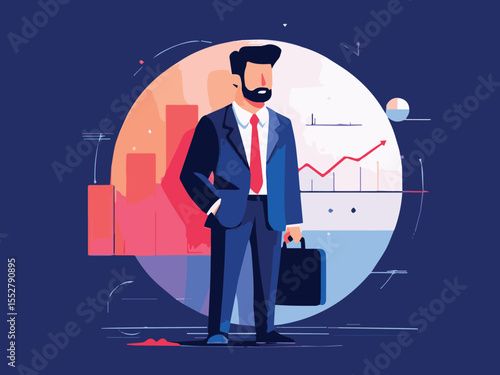 businessman with a briefcase