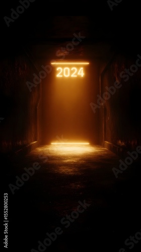 Wallpaper Mural Futuristic portal leading to the year 2024 Torontodigital.ca