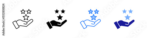 Opportunity Multiple Style Icon Set Vector 