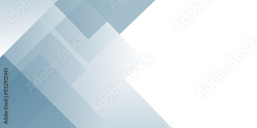 Simple withe background. flat withe gradation wavy geometric background. blue geometric triangles shapes. creative minimalist and various modern geometric shapes for background perfect for wallpaper