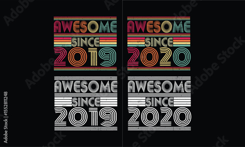 Awesome since 2019 to 2020,Vintage T shirt bundles .6 year old Vintage.
