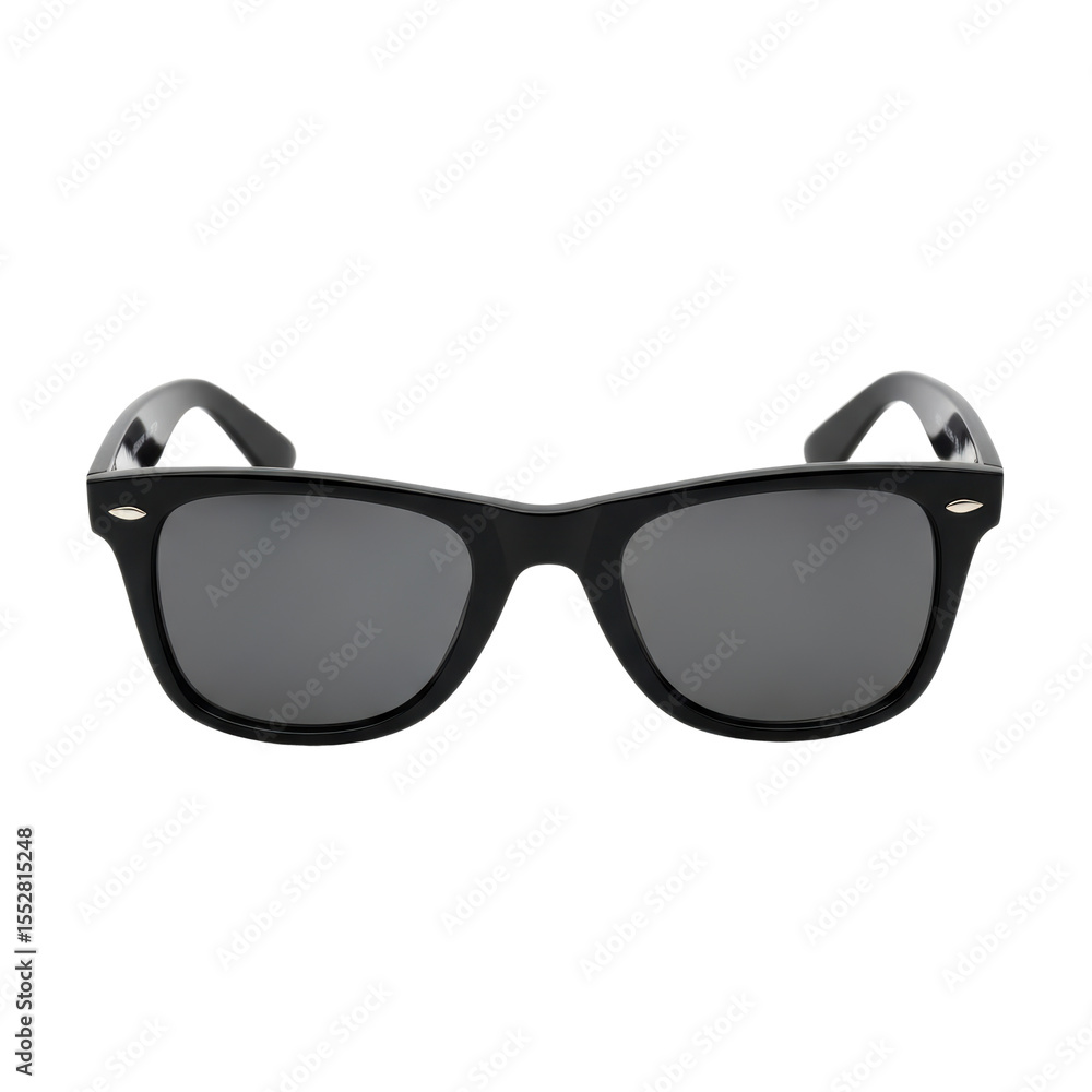 Classic black frame sunglasses with dark gray lenses, offering stylish sun protection. Ideal for summer fashion, outdoor activities, and everyday wear. Classic black frame sunglasses with dark gray lenses, offering stylish sun protection. Ideal for summer fashion, outdoor activities, and everyday wear.