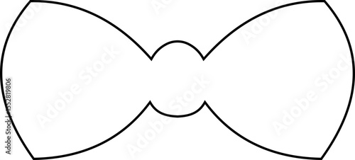 Elegant black Bows icon in Different Styles for Gift Wrapping and Decorations. Fashion and elegance concept. realistic look accessory formal occasions, events or dressing up in style flat Design.
