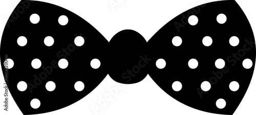 Elegant black Bows icon in Different Styles for Gift Wrapping and Decorations. Fashion and elegance concept. realistic look accessory formal occasions, events or dressing up in style flat Design.