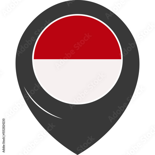 Free Download Indonesia Pin Symbol - GFXLoad