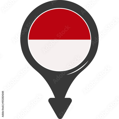 Indonesia Pin Symbol Free Download Indonesia Pin Symbol - GFXLoad