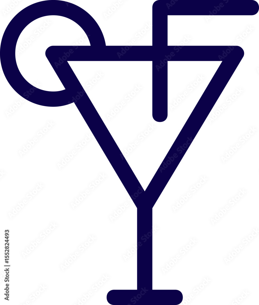 Fototapeta premium Cold drinks. Glass of cool drinks. Soda drink vector illustration