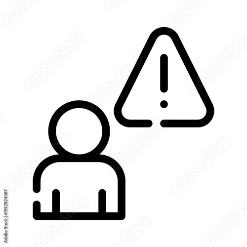 interrupting line icon