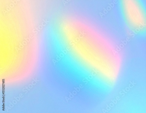 Abstract grainy rainbow crystal light leaks overlay effect with scratches and dust, film grain texture