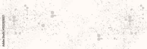 Light cream seamless grain paper texture. Vintage ecru background with dots, speckles, specks, flecks, particles. Craft repeating wallpaper. Natural white grunge surface background. Vector backdrop