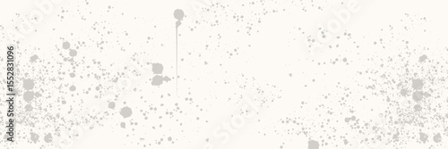 Light cream seamless grain paper texture. Vintage ecru background with dots, speckles, specks, flecks, particles. Craft repeating wallpaper. Natural white grunge surface background. Vector backdrop