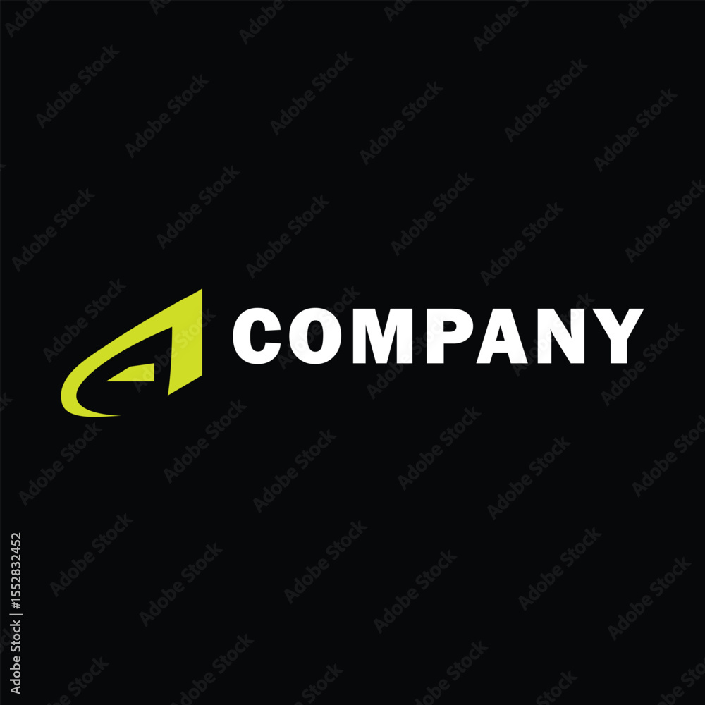 Obraz premium A letter logo vector template