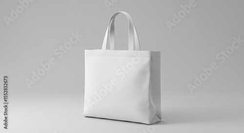 Wallpaper Mural Minimal White Tote Bag Front Mockup Torontodigital.ca