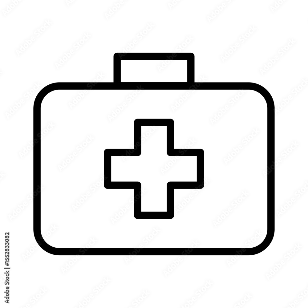 First aid kit icon vector. Ambulance illustration sign. first aid post symbol. First aid kit icon vector. Ambulance illustration sign. first aid post symbol.