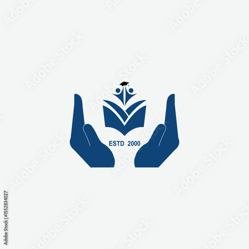 3315 educational logo school college university learning institute book academy organization