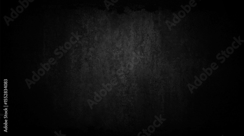 Vector dark grunge texture with diagonal fine lines and distressed edges. Elegant black linear halftone vintage style vignette background.