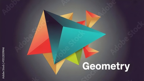 Interconnected colorful triangles with Free Download Interconnected colorful triangles with