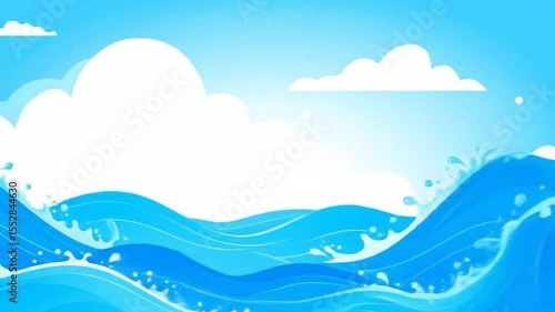 Wallpaper Mural Animated Ocean Scene Torontodigital.ca