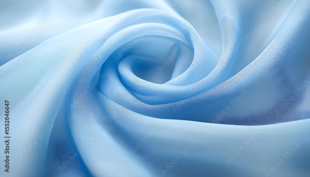Obraz premium Light blue cotton fabric textile silk
