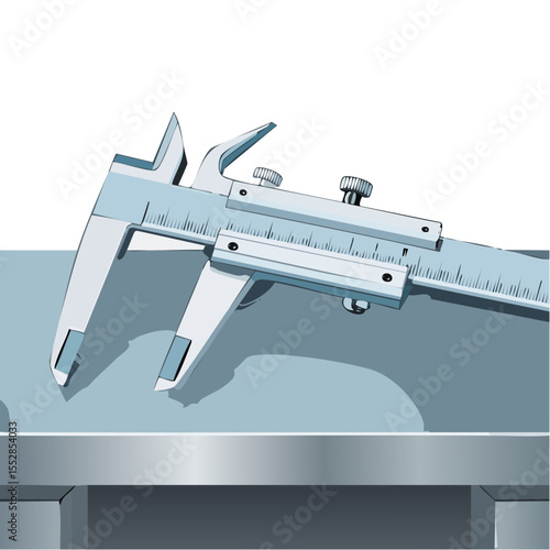 Illustration of a Caliper for Precise Measurement