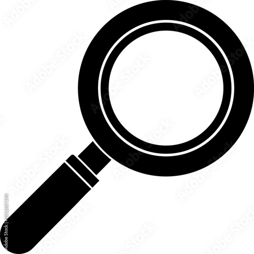 magnifying glass isolated on white