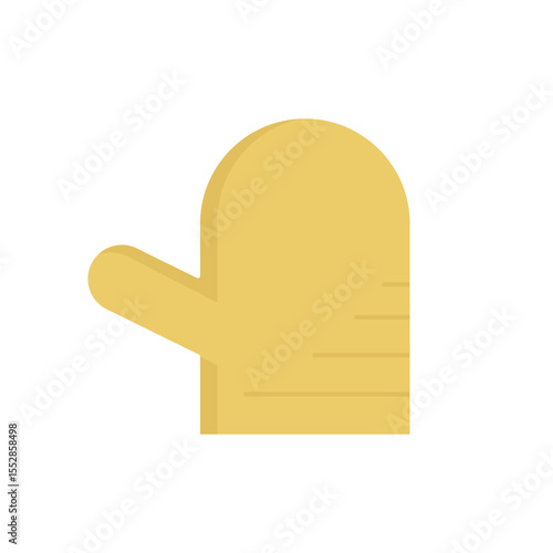 kitchen mitten icon vector illustration
