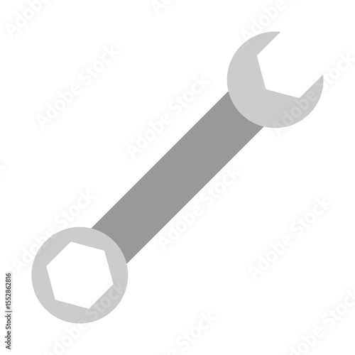 Wrench Vector Flat Icon Design