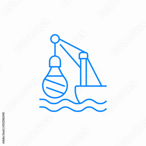 fishing boat icon sign vector