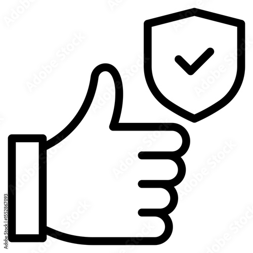 Reliable in vector illustration