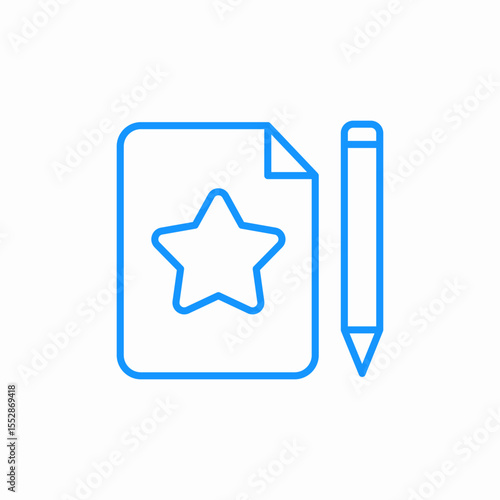 marking favorite icon sign vector