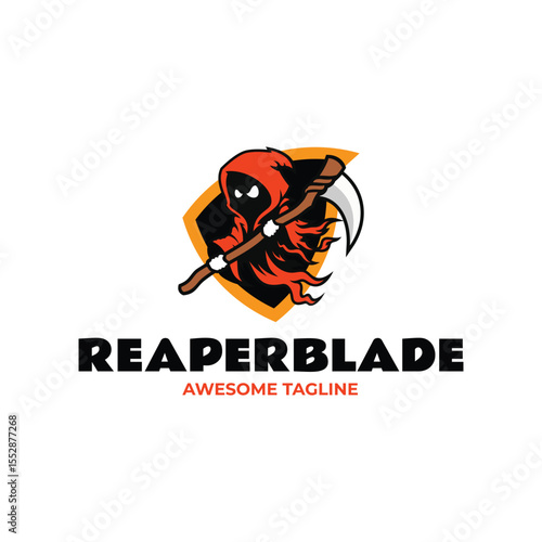 Mascot Gaming Reaper Logo Design