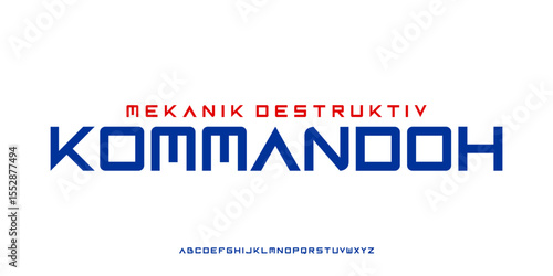Hi-tech Modern, Industrial, and Futuristic Strong Font