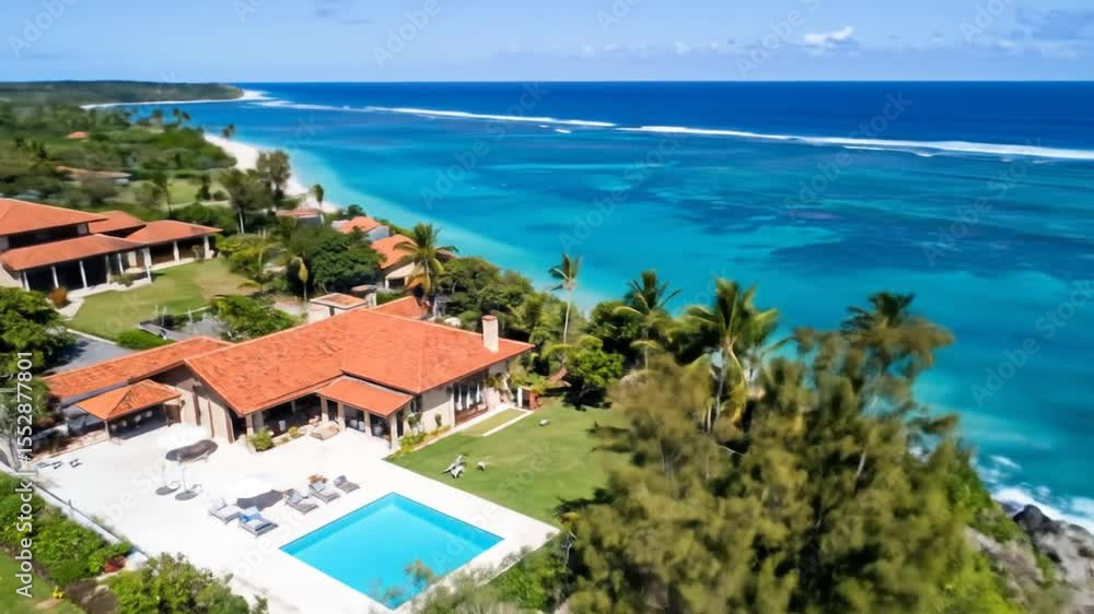 Coastal Estate with Oceanfront Pool Coastal Estate with Oceanfront Pool