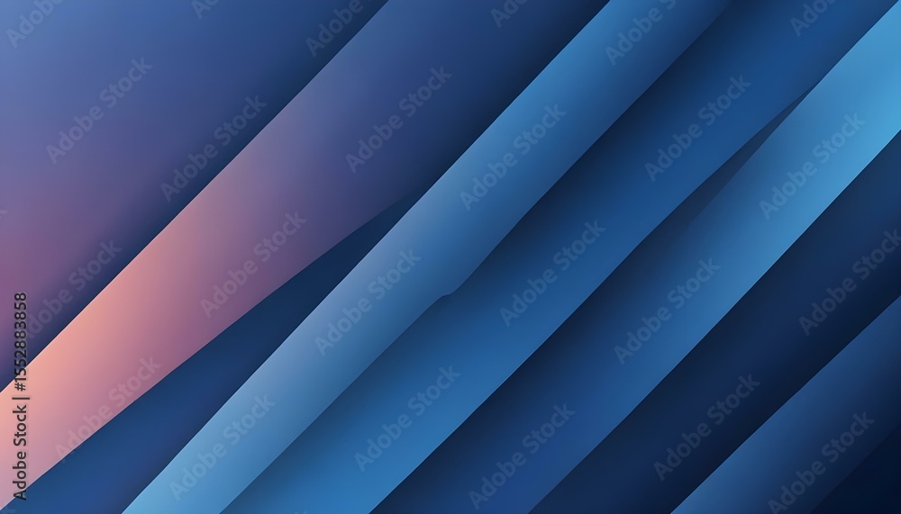 Obraz premium A modern abstract design with diagonal lines in shades of blue and purple.