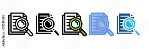 Investigation Icon Element For Design