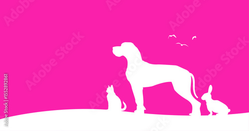 sagome, animali, animali domestici, animali di compagnia,  veterinario
